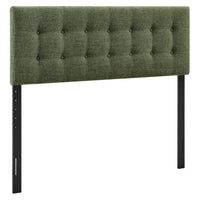 Modway Emily Fabric Upholstered Full Size Headboard - Foliage-Premium Linen-Like Fabric