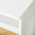 HOMCOM 47.25" Modern Computer Desk - White-Suitable for home study, office, living room and etc.