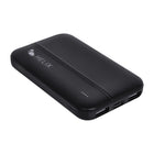 Helix 5,000 mAh Power Bank - Black-LED Power Indicator Light
