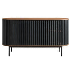 Modway Fortitude 59" Oval Sideboard - Walnut Black-8