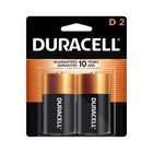 Duracell Coppertop D Batteries - 2 Pack-LONG-LASTING BATTERIES DESIGNED FOR DEPENDABILITY: Duracell Coppertop alkaline batteries deliver the lasting power and performance you can count on for electronic devices throughout the home or on-the-go