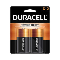 Duracell Coppertop D Batteries - 2 Pack-LONG-LASTING BATTERIES DESIGNED FOR DEPENDABILITY: Duracell Coppertop alkaline batteries deliver the lasting power and performance you can count on for electronic devices throughout the home or on-the-go