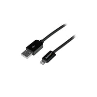 StarTech 3m (10ft) Long Black Apple 8-pin Lightning Connector to USB Cable for iPhone / iPod / iPad-Maintain optimal charge time over longer distances, with a heavier gauge of wire