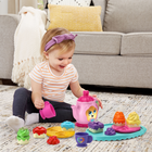 LeapFrog Rainbow Tea for Two-Pair the tea with circle, square and triangle cakes; decorate them with six fruit toppings to explore shapes and colors