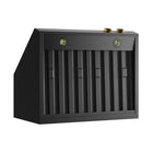 KUCHT KRHG300-GL 30" 900 CFM Under‑Cabinet Range Hood with Digital Controls - Gemstone/Gold-Equipped with two LED lights, this seamless design pro-style range hood will give you better visibility while cooking and enhance the look of your pro-style Kucht range