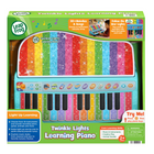LeapFrog Twinkle Lights Learning Piano-Intended for ages 2+ years; requires 4 AA batteries; batteries included for demo purposes only; new batteries recommended for regular use