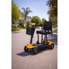 Monarch Genie Auto Automatic Folding Mobility Scooter - Orange-Lightweight design helps make lifting handling and transport easier