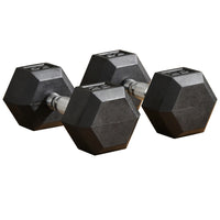 Soozier Rubber Dumbbells Weight Set-Exercise and strengthen your arms, shoulders, and back 