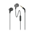 JBL Endurance Run Sports Headphones, Black-In-line one button remote with microphone enables hands-free calling, allowing you to focus on your workout
