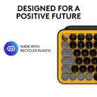 Logitech POP Keys Mechanical Wireless Keyboard - Blast-Yours for the long haul: Express yourself to your heart's content with this wireless external keyboard, featuring 3-year battery life and keys engineered to endure up to 50 million strokes