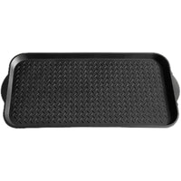 Zenith Safety Boot Tray - Black - 6 Pack-Durable plastic construction with a raised edge to corral melting snow, mud or salt