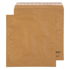Spicers Kraft Expansion Mailer Square Bottom Peel & Seal - 16.125" x 15.75" x 4"-Kraft expansion mailing bags