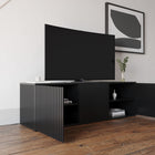 Nexera Trelisse 60 inch TV Stand with 3 doors - Black-5