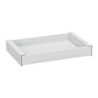 Uplite Under Desk Storage Drawer Ultra-Slim Pull-Out Organizer - White-Slim 16.5” x 10.6” (42x27cm) drawer fits under most height-adjustable desks without interfering with crossbars