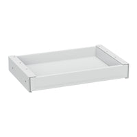 Uplite Under Desk Storage Drawer Ultra-Slim Pull-Out Organizer - White-Slim 16.5” x 10.6” (42x27cm) drawer fits under most height-adjustable desks without interfering with crossbars