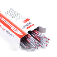 Pentel R.S.V.P. Ballpoint Pens – 0.7mm – Red – 12 Pack  -Ergonomically designed Rubber Comfort Zone grip