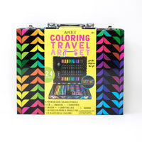 Art 101 Colorable Travel Art Kit-This set includes 12 of our 2-Tips Markers, which have dual-sided nibs for more doodling and drawing options!