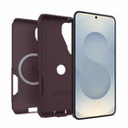 OtterBox Commuter Cell Phone Case with Magnets for Galaxy S26 - Purple Mistery-Raised edges protect camera and screen