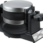 Salton Double Rotary XL Waffle Maker- power indicator light illuminates when the unit is powered on 