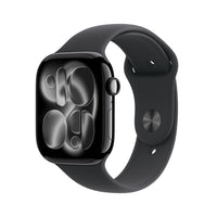 Apple Watch Series 11 - 46 mm - GPS - Jet Black Aluminium Case with Black Sport Band - M/L-Sleep score provides an easy way to help track and understand the quality of your sleep, so you can make it more restorative