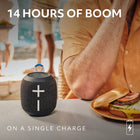Ultimate Ears WONDERBOOM 4 Portable Waterproof Bluetooth Speaker - Black-Waterproof, Dustproof, and Floatable: IP67-rated this Bluetooth waterproof speaker can be submerged in 1m of water for 30 min, protected from dust - ideal for the pool, beach, or shower