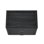 Manhattan Comfort Evelyn 32" Modern 3-Drawer Nightstand 2-Piece Set - Charcoal Grey-30 Day Limited Manufacturer's Warranty