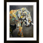 Asian Elephant by Britt Freda - Framed Print - 30" x 34"-High-quality art print professionally matted and framed