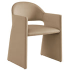 Modway Talia Performance Velvet Dining Armchair - Taupe-Stain-Resistant Performance Velvet
