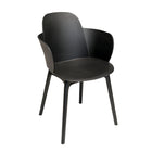 Dura Housewares Granada Chair - Black - 4 Pack-Modern, decorative design