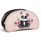 Louis Garneau Half Moon Pencil Case with 2 Compartments - Panda-Number of Compartments: 2