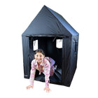 Bouncyband Indoor Framed Sensory Dark Den-SENSORY COMFORT: Ideal for kids who become easily overwhelmed by sensory stimuli, and also for increasing stimulation by adding UV fiber optics, soothing mood lighting, or other light up and glow in the dark accessories
