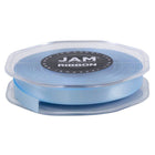 JAM Paper Double Faced Satin Ribbon - 3/8" W x 25 yd. - Baby Blue-Our ribbon is made from the highest quality double-faced satin, which features a slightly shiny, yet smooth finish