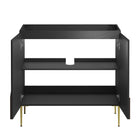 Modway Alchemist 36" Bathroom Vanity Cabinet - Black/Gold-MDF Construction
