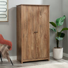 Sauder River Ranch Storage Cabinet - Sindoori Mango-Adjustable shelving: Four adjustable shelves for the ultimate storage versatility. Each adjustable shelf has a maximum weight capacity of 25 lb. Large upper shelf holds 35 lb