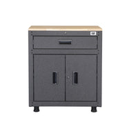 Cat RTA 28” 1-Drawer/2-Door Base Cabinet-Dual Storage Zones: Upper drawer for small tools, lower cabinet for larger items.