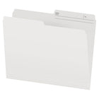 Staples Ivory 1/2 Cut File Folders - Letter Size - 100 Pack-Letter size