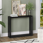 Hudson&Canal Osmond 36"W Console Table - Black Grain-Features easy assembly