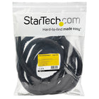 StarTech 15' Cable Management Sleeve - Flexible Coiled Cable Wrap-Custom length: this 15ft (4.6m) adjustable cable management sleeve tube can be trimmed to desired length; connect multiple sleeves together to expand  and customize your cable management solution