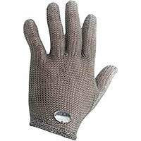 Stainless Steel Mesh Gloves, SAI316, Stainless Steel-Small