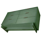 Manhattan Comfort Granville 55.04" Modern Double Wide Dresser - Sage Green-10