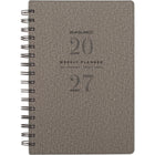 AT-A-GLANCE 2027 Signature Small Weekly/Monthly - 8-½" H x 6" W - Gray Cover - Bilingual-13 months: January 2027 - January 2028