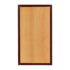 Flash Furniture 24" x 30" Rectangular 2-Tone High-Gloss Cherry Resin Table Top with 2" Thick Mahogany Edge-Restaurant Dining Table Top