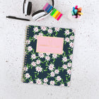 AT-A-GLANCE 2027 Emily Ley Simplified Large Weekly/ Monthly Planner - 11-1/4" H x 9" W - Berry Floral - Bilingual-Twin gold coil binding resists snagging and lays flat for ease of use