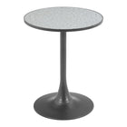 Zuo Bite Bistro Table - Grey/Black-3 year limited warranty