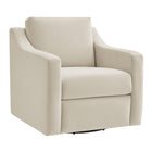 Modway Liora Performance Velvet Armchair - Alabaster-Stain-Resistant Performance Velvet