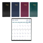 Blueline 2026 18-Month Monthly Pocket Planner - 6-1/2" x 3-1/2" - Assorted Colours - Bilingual-18-Month: July 2025 to December 2026