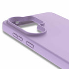 Blu Element Silicone MagSafe Cell Phone Case for Galaxy S26 Ultra - Lavender-Raised edges for screen and camera protection