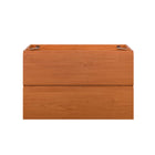 Modway Scenic 36" Wall-Mount Bathroom Vanity Cabinet - Cherry/Walnut-Assembly Required