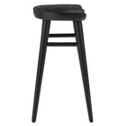 Modway Saville Backless Wood Counter Stools - Black - Set of 2-No Assembly Required