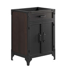 Modway Steamforge 24" Bathroom Vanity - Black-8" Centerset Holes